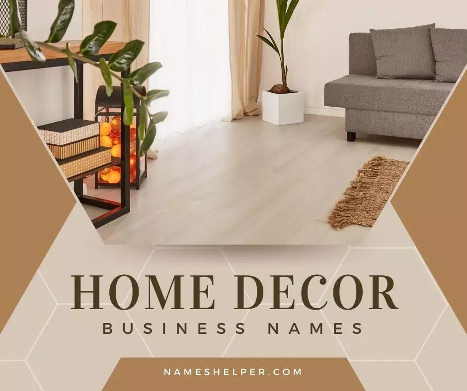 Home Decor Business Names and Ideas