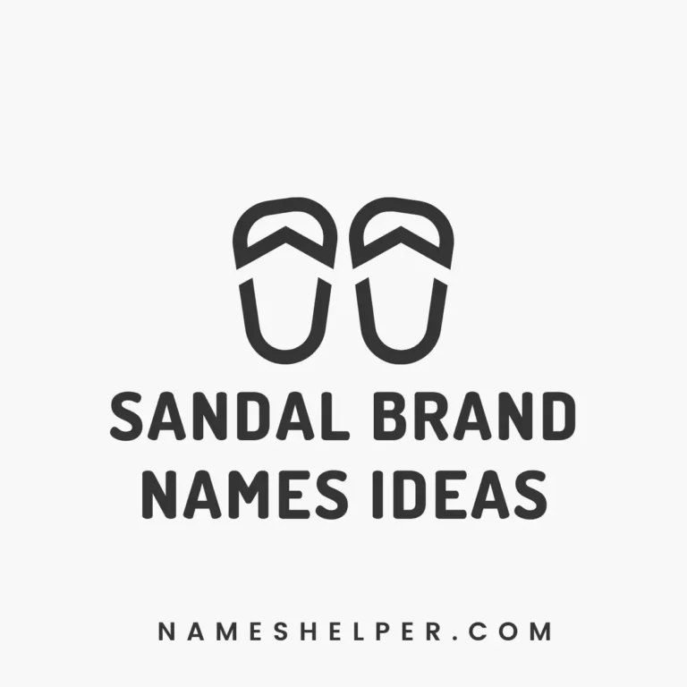 200+ Unique and Stylish Sandal Brand Names Ideas for Women and Men