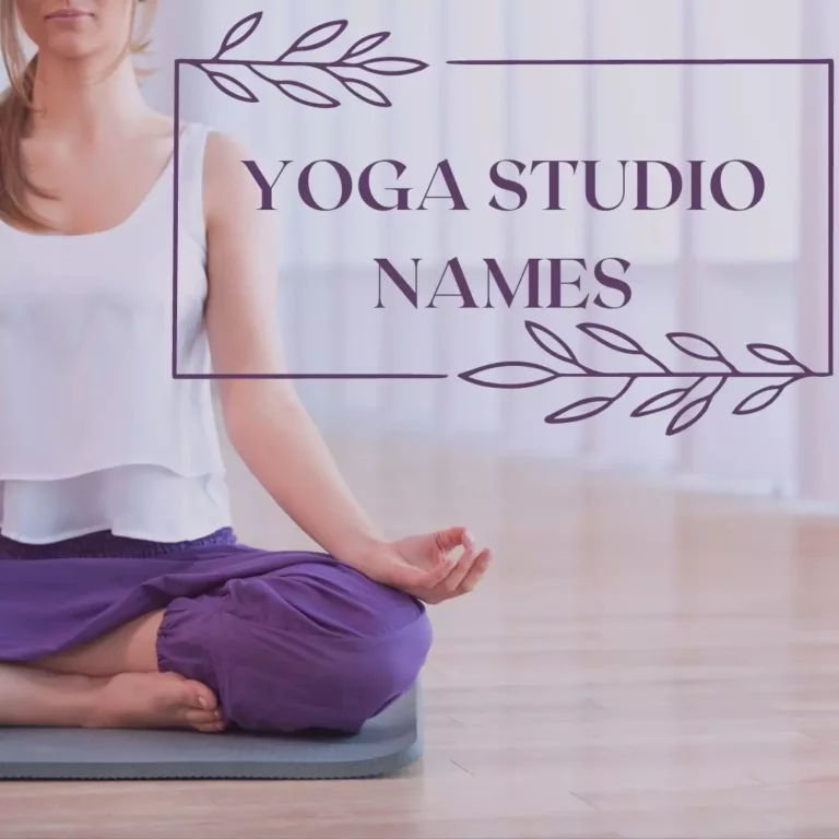 180+ Unique Yoga Studio Names Ideas and Suggestions